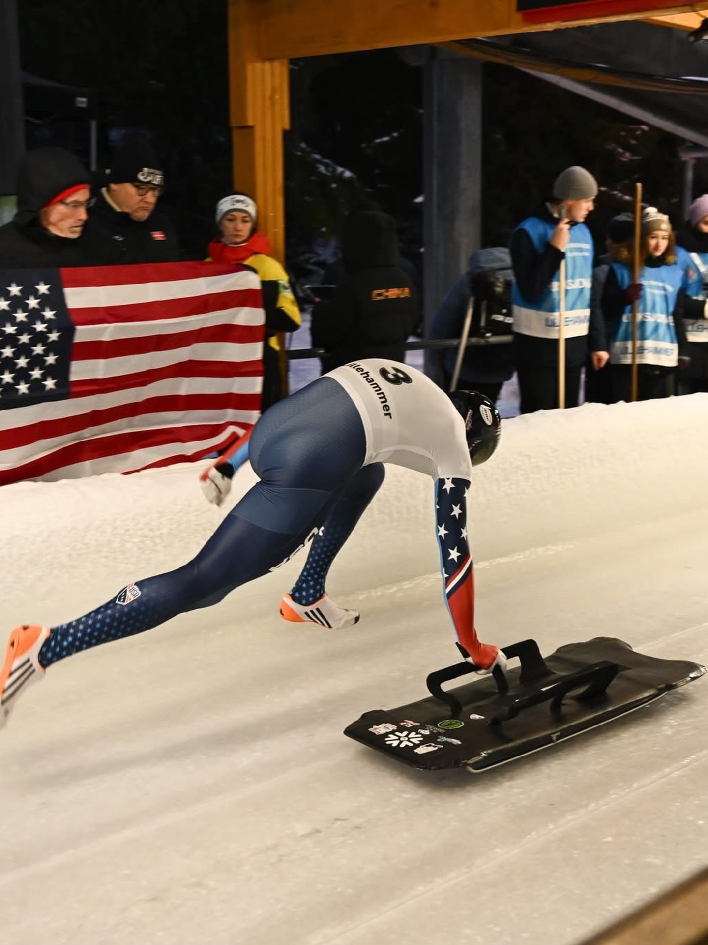 Austin Florian skeleton athlete