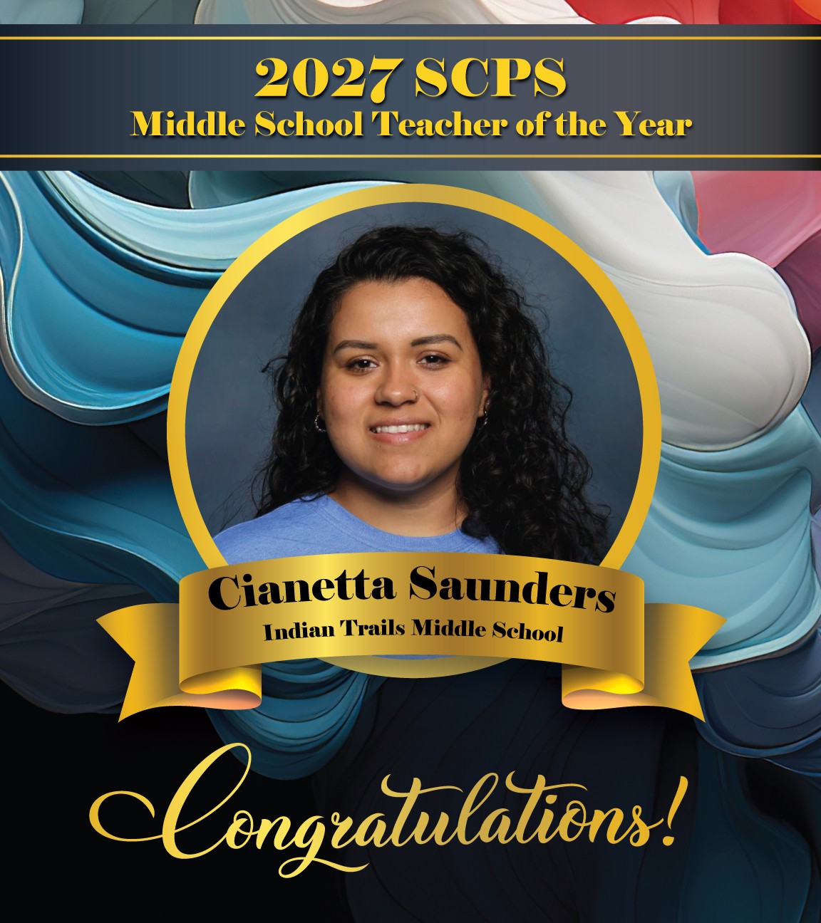Indian - ‼📣Congratulations, Ms. Saunders, on being named as one of the ...