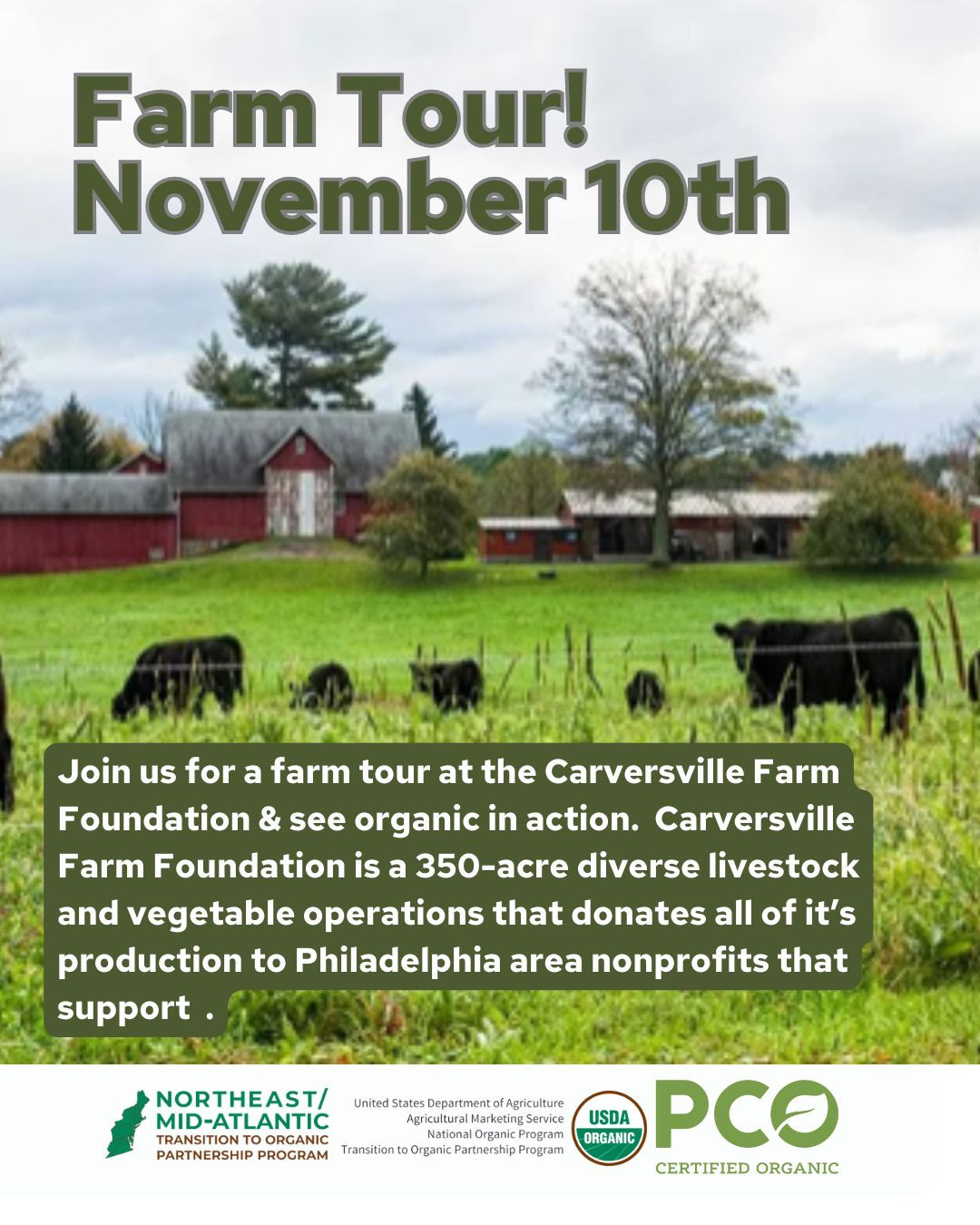 🌱 Free Farm Tour! 🌱 Come... - Pennsylvania Certified Organic | Facebook