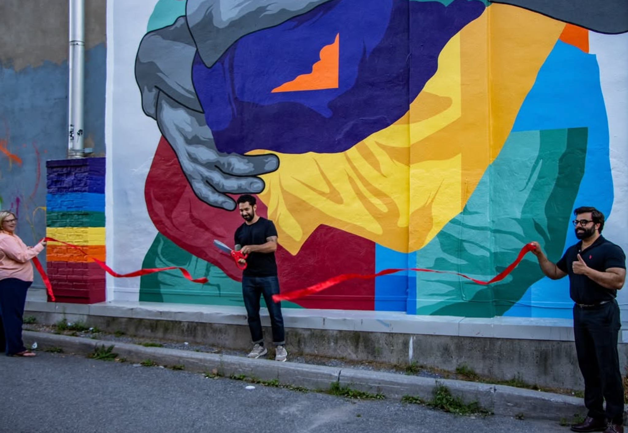 First - On Friday we celebrated the new downtown mural by local ...