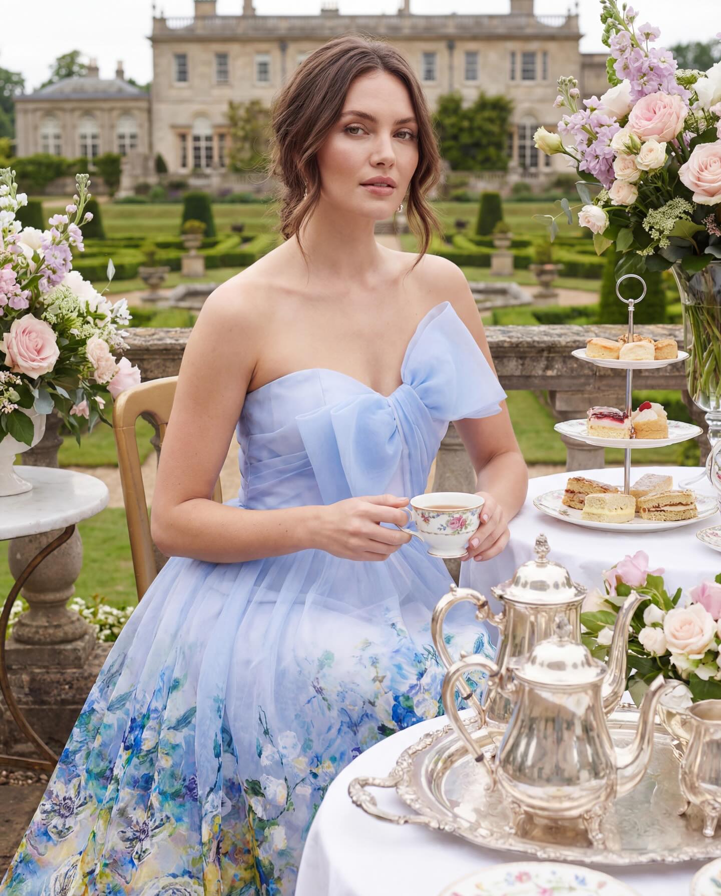 floral tea party dress The Edit - Soft silhouettes. Delicate textures. Romantic details. Explore a curated collection of new and rare styles, offered in limited quantities Pink Color:C-V Neck zenana Wedding Dress Shop in dry vertically Detail