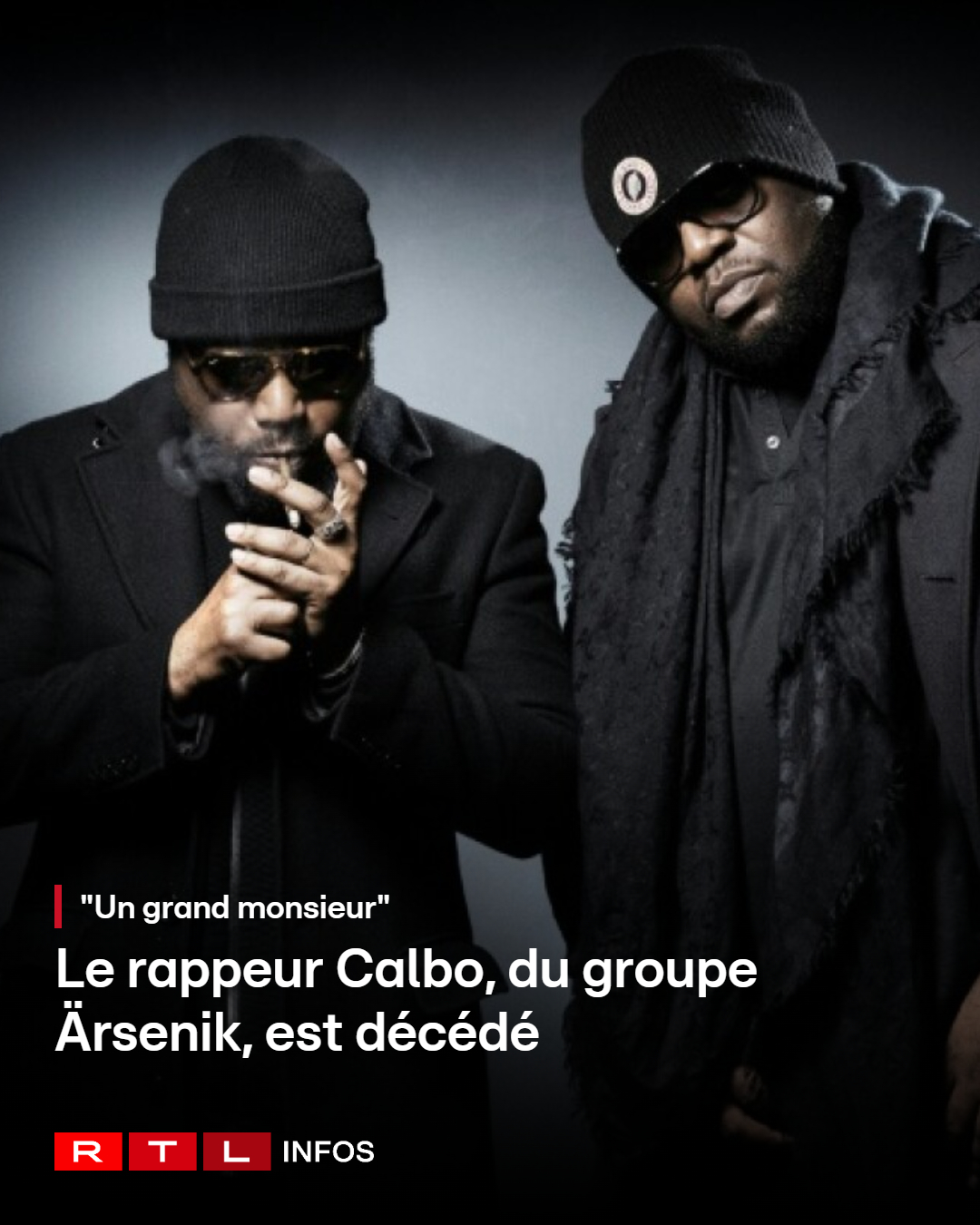 RTL - Le rappeur Calbo, co-fondateur du duo Ärsenik avec son frère Lino ...