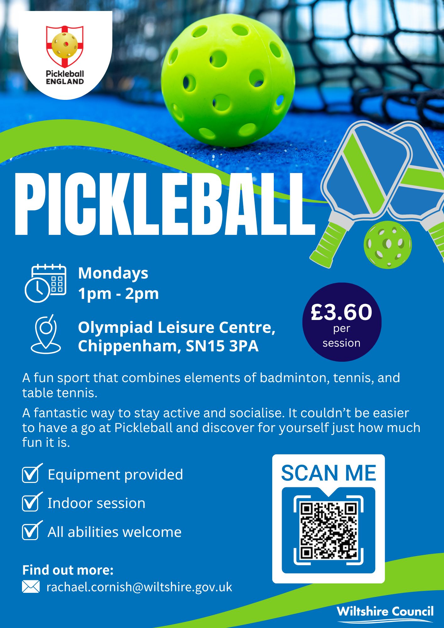 Start 2026 with a smash! Join our... - Active Wiltshire | Facebook