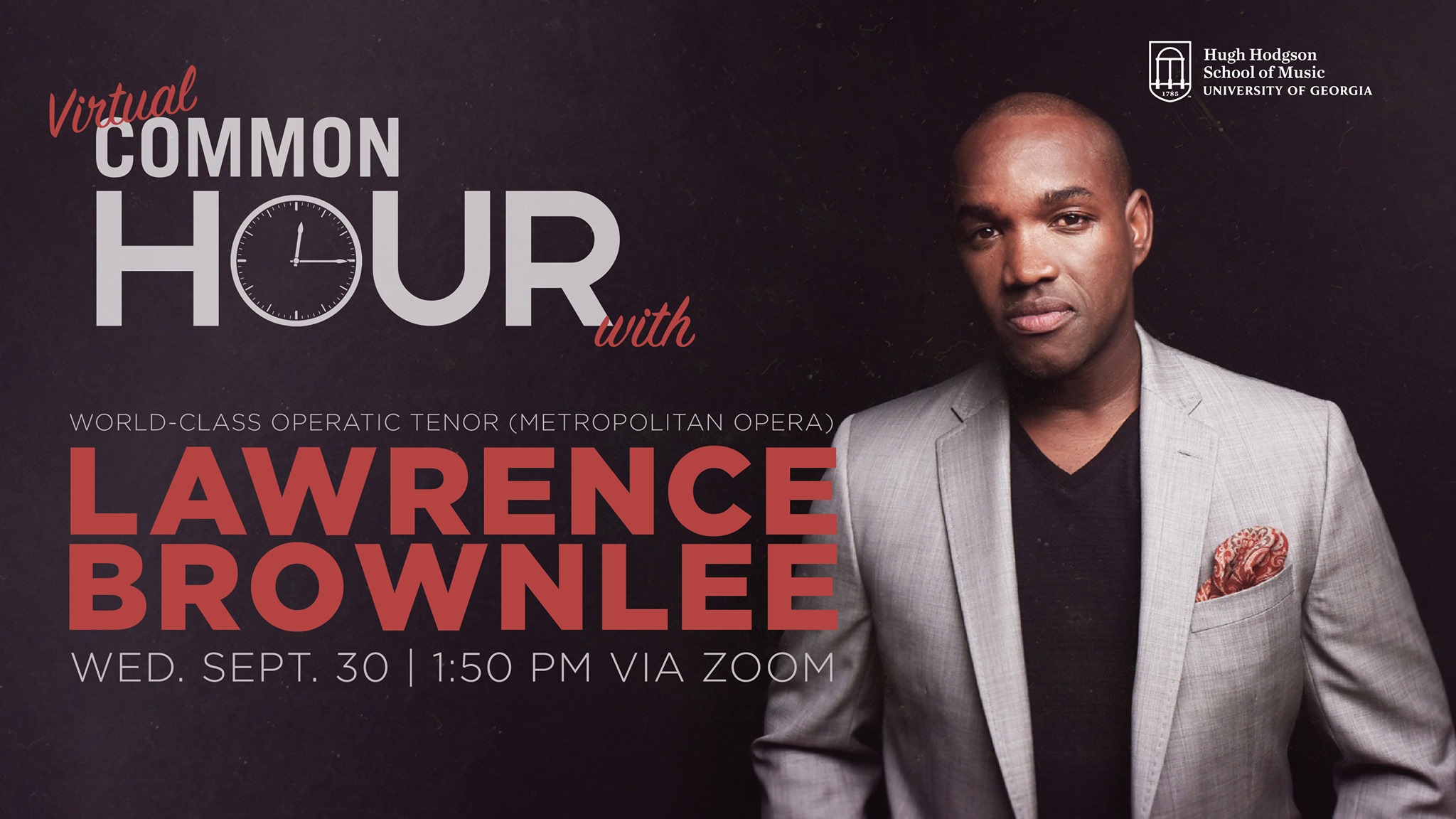 Virtual Common Hour with Lawrence Brownlee