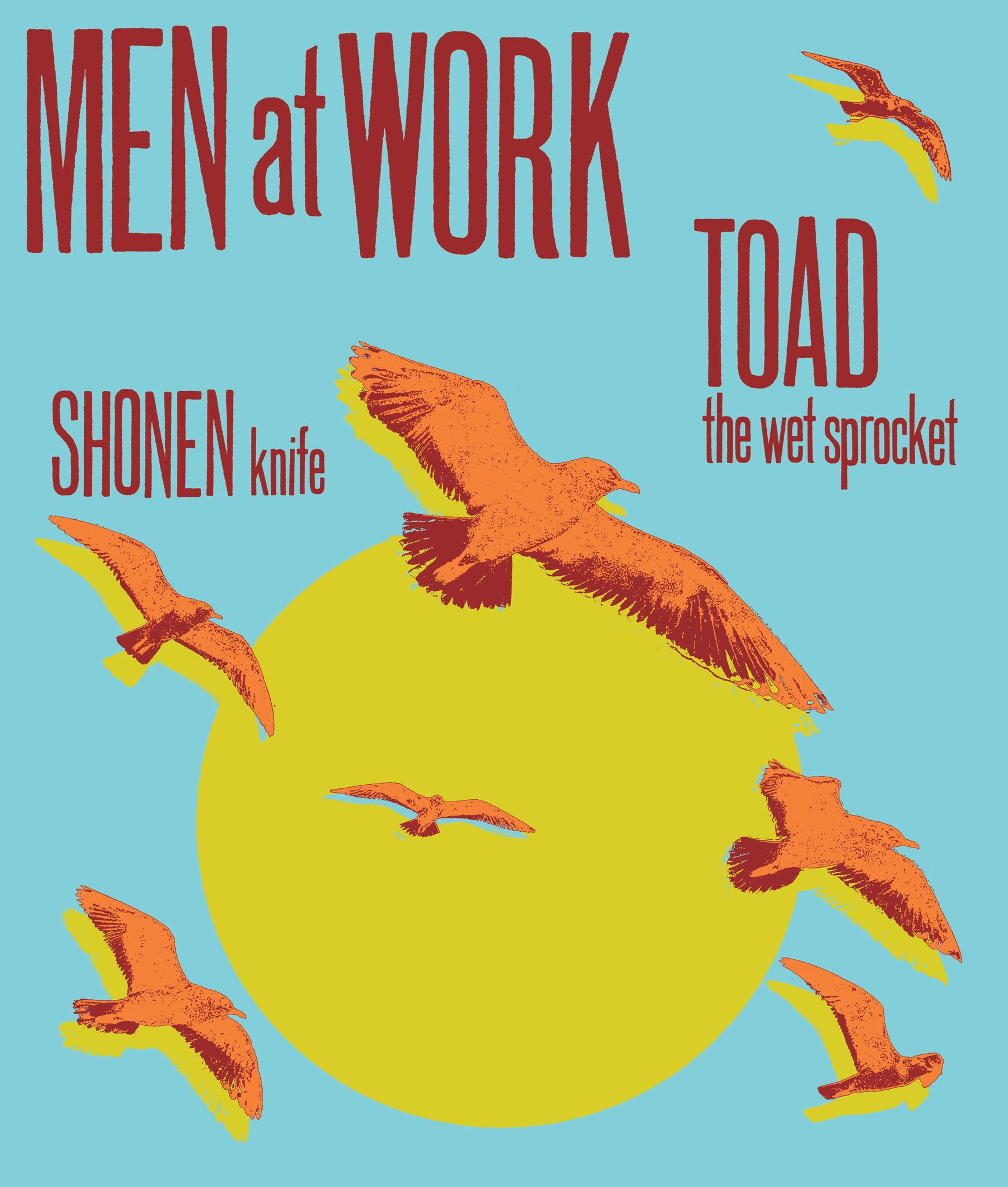 Shonen - Another new date has been added for the Men at Work, Toad