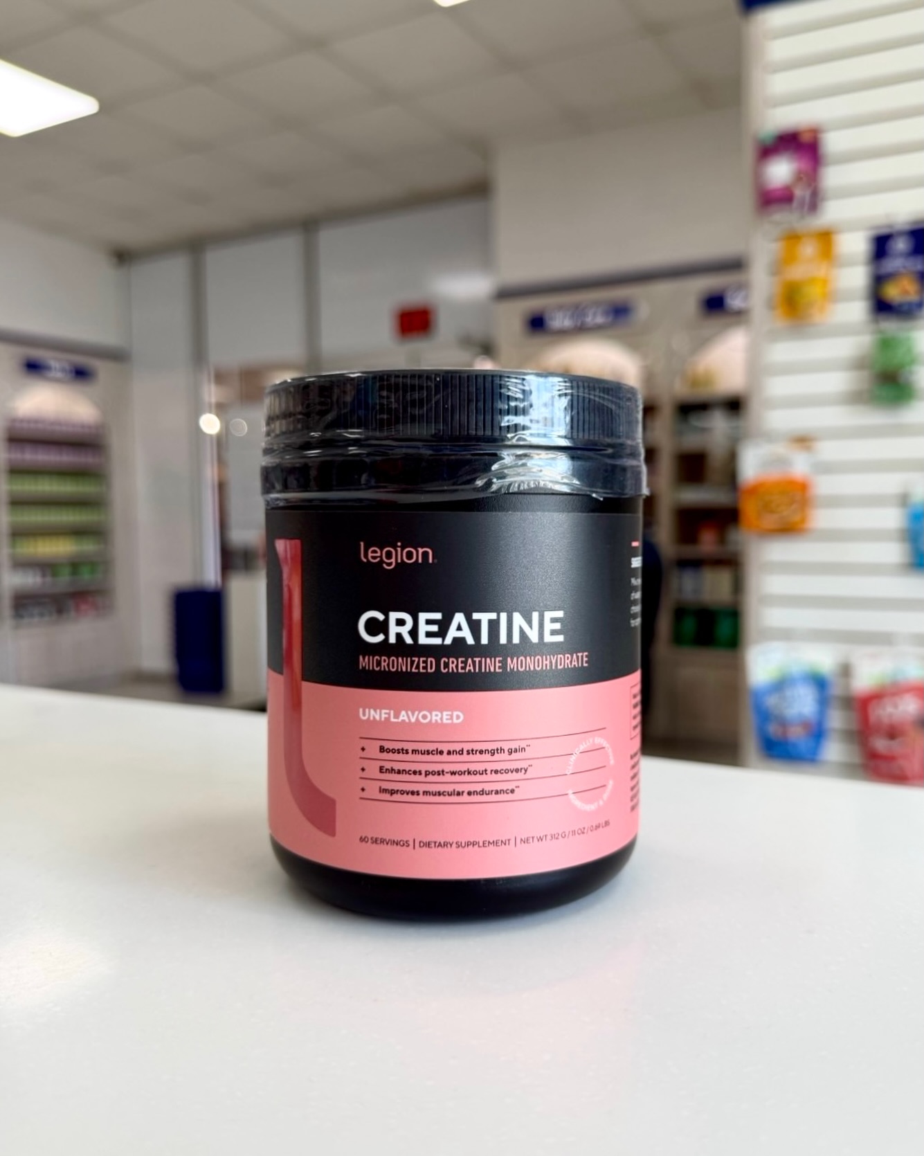 Legion Recharge, the 100% natural creatine powder designed to help you build muscle, increase strength, and recover faster. 🏋️‍♂️⚡️ Enhanced Recovery: Infused with L-Carnitine L-Tartrate and Corosolic Acid to help reduce exercise-induced