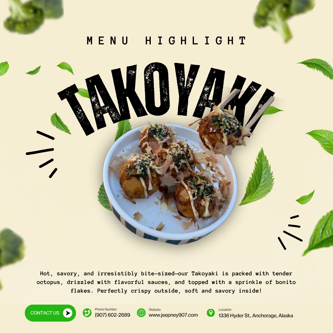 Jeepney - 🌟 Menu Highlight of the Day: Takoyaki! 🌟 Get ready for a ...