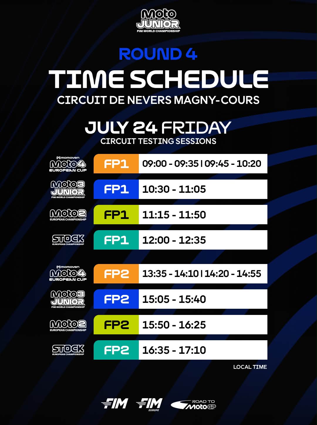 Everything is set for Round 4 at Magny-Cours! 🏍️🇫🇷 Take a look