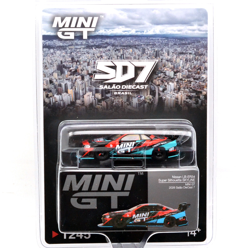 ジ*ン様 MINI GT lbwk ER34 ブラジル Salão Diecas ➡️ UPCOMING