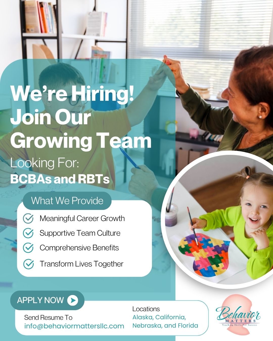 Our Team is Growing! At Behavior... - Behavior Matters LLC | Facebook