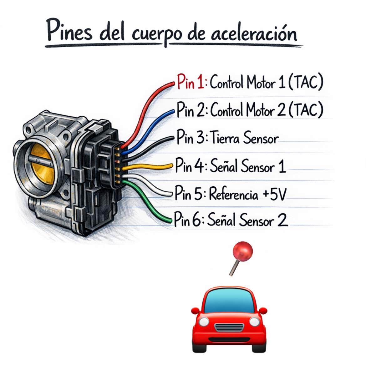 Auto - El cuerpo de aceleración electrónico es un componente clave en ...