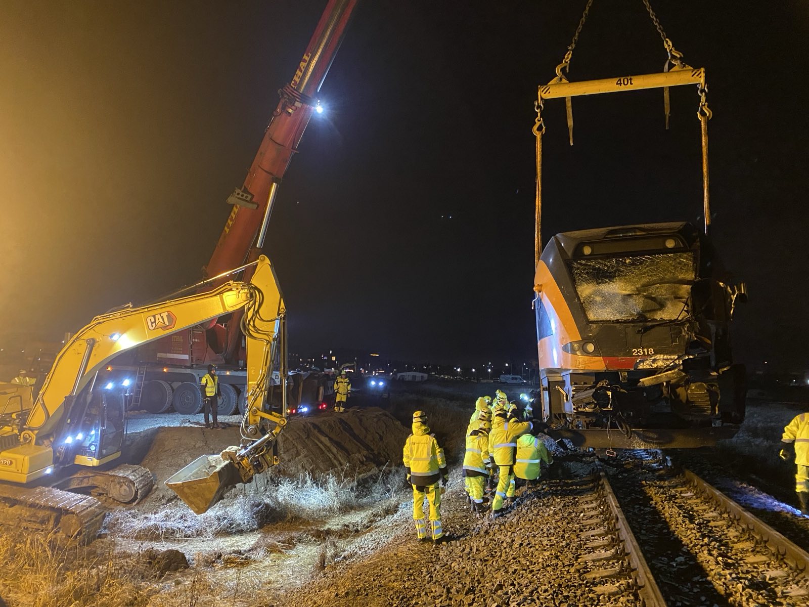 Eesti - 🚂Eesti Raudtee päästerong käis abis 👉Eile toimus traagiline ...
