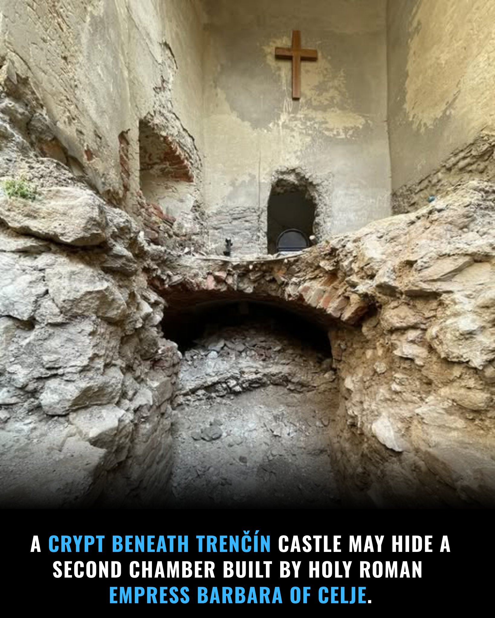 Historical - Archaeologists are currently excavating a crypt at Trenčín ...