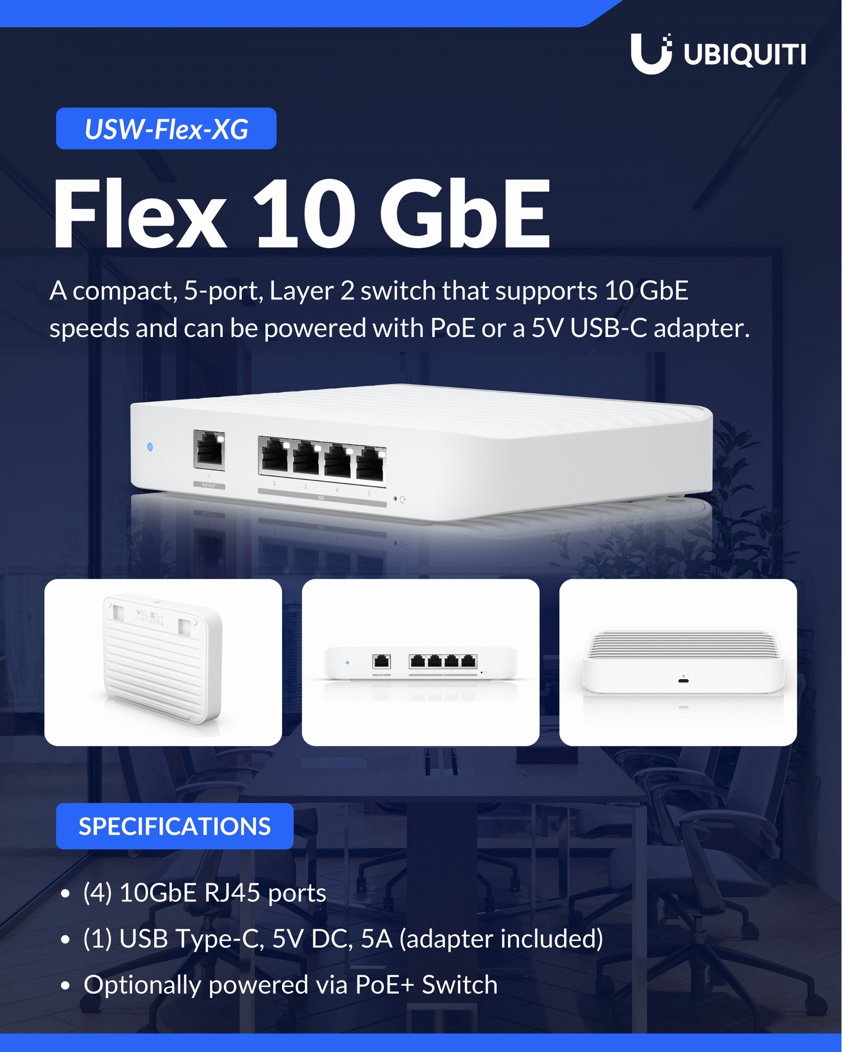 Ubiquiti - Massive 10GbE throughput in a compact, versatile design 