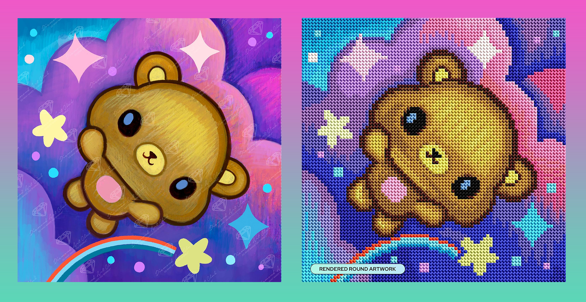 Check out this little Rainbow Galaxy Bear!🌈🐻 A New bite-sized
