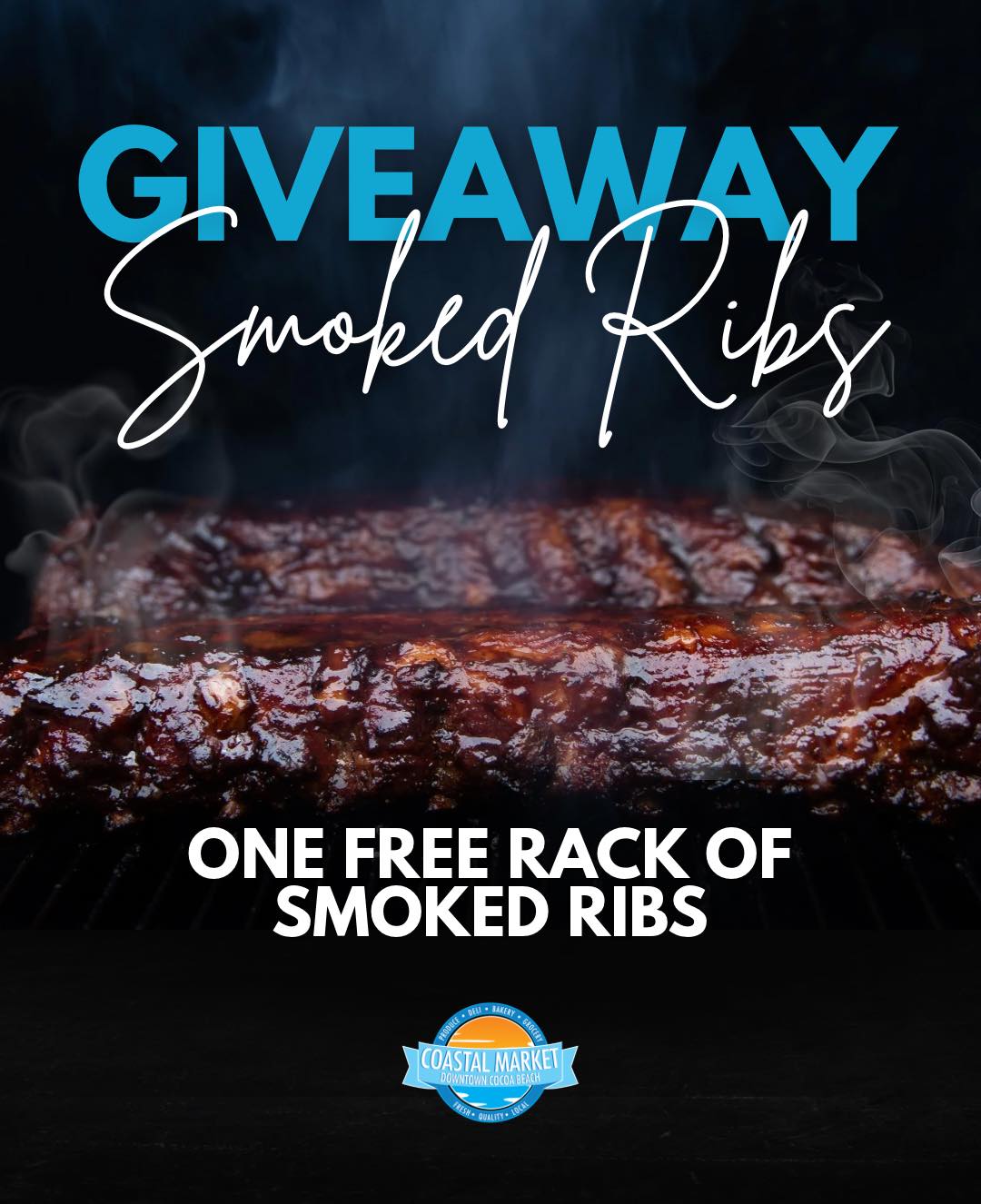 🔥 RACK OF RIBS GIVEAWAY 🔥... - Coastal Market Cocoa Beach | Facebook