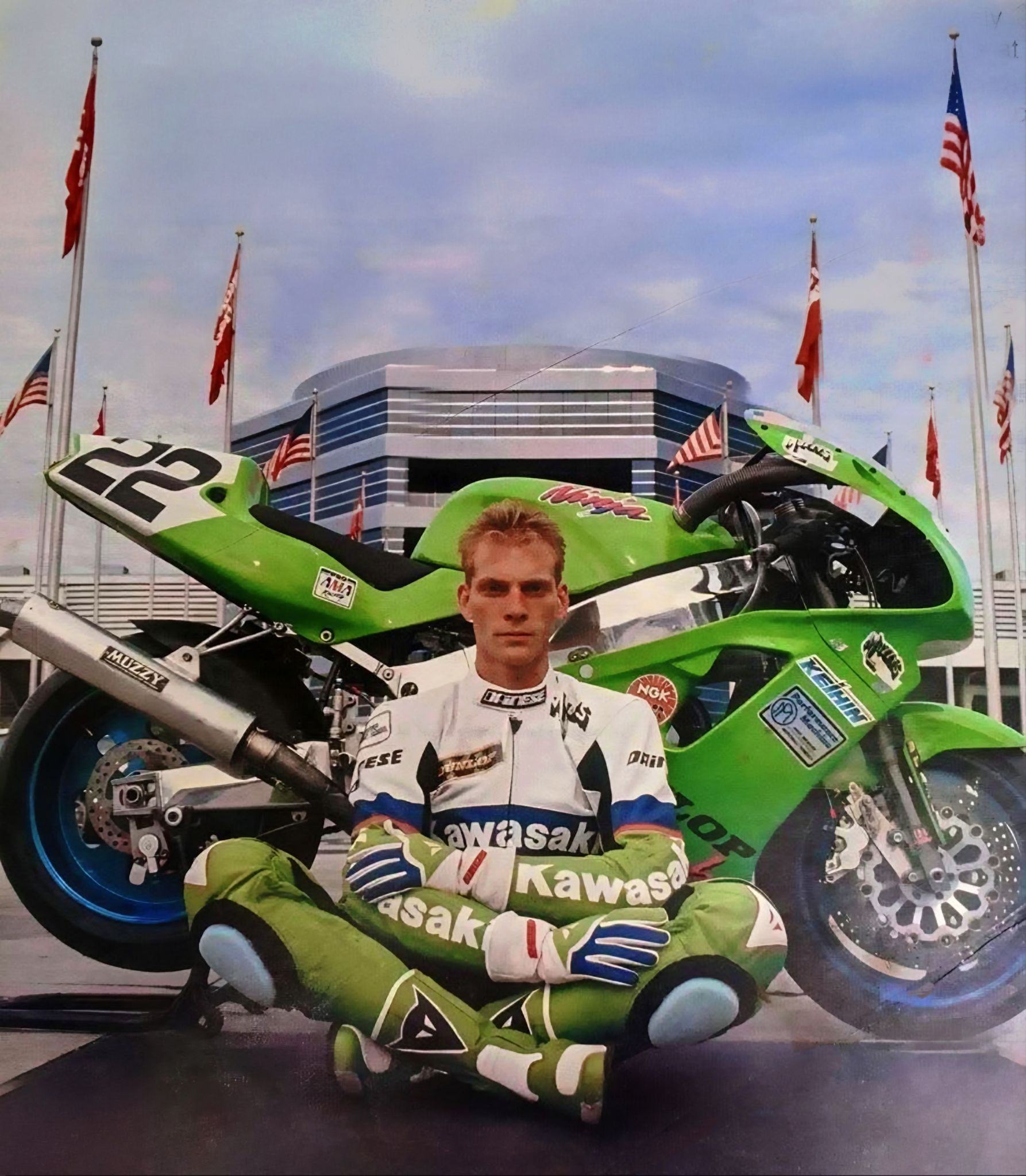 まさ Scott Russell's 1991 AMA season with Muzzy Kawasaki ZX7R