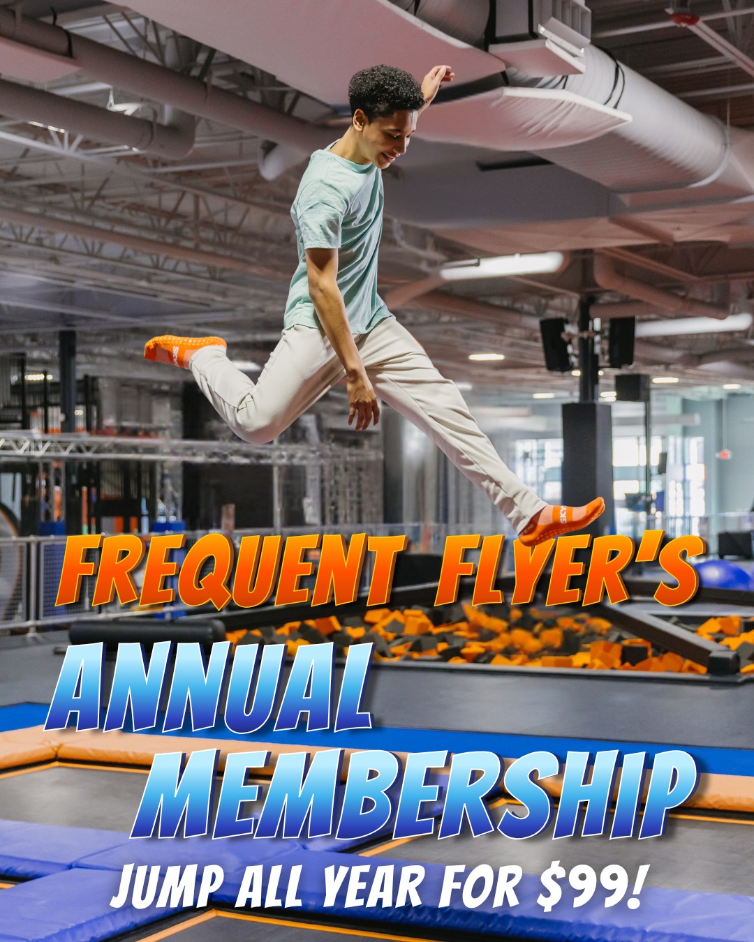 SKY-HI ナップサック FLYERS Save SKY-HIGH with our limited-time Frequent Flyer's Annual