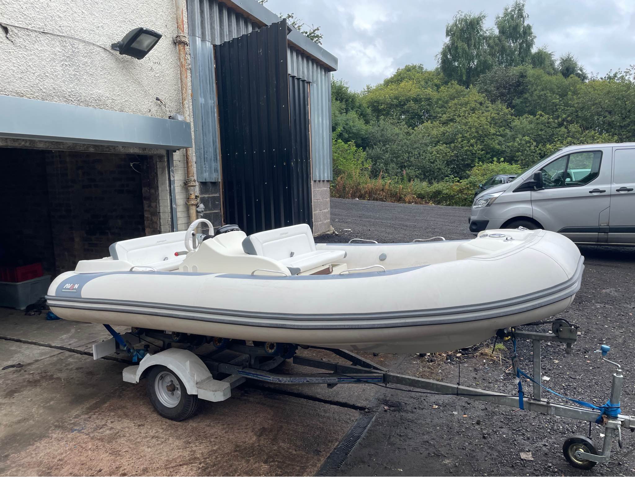 Avon seasport 430 jet rib with Yamaha 1800 supper charger engine ...