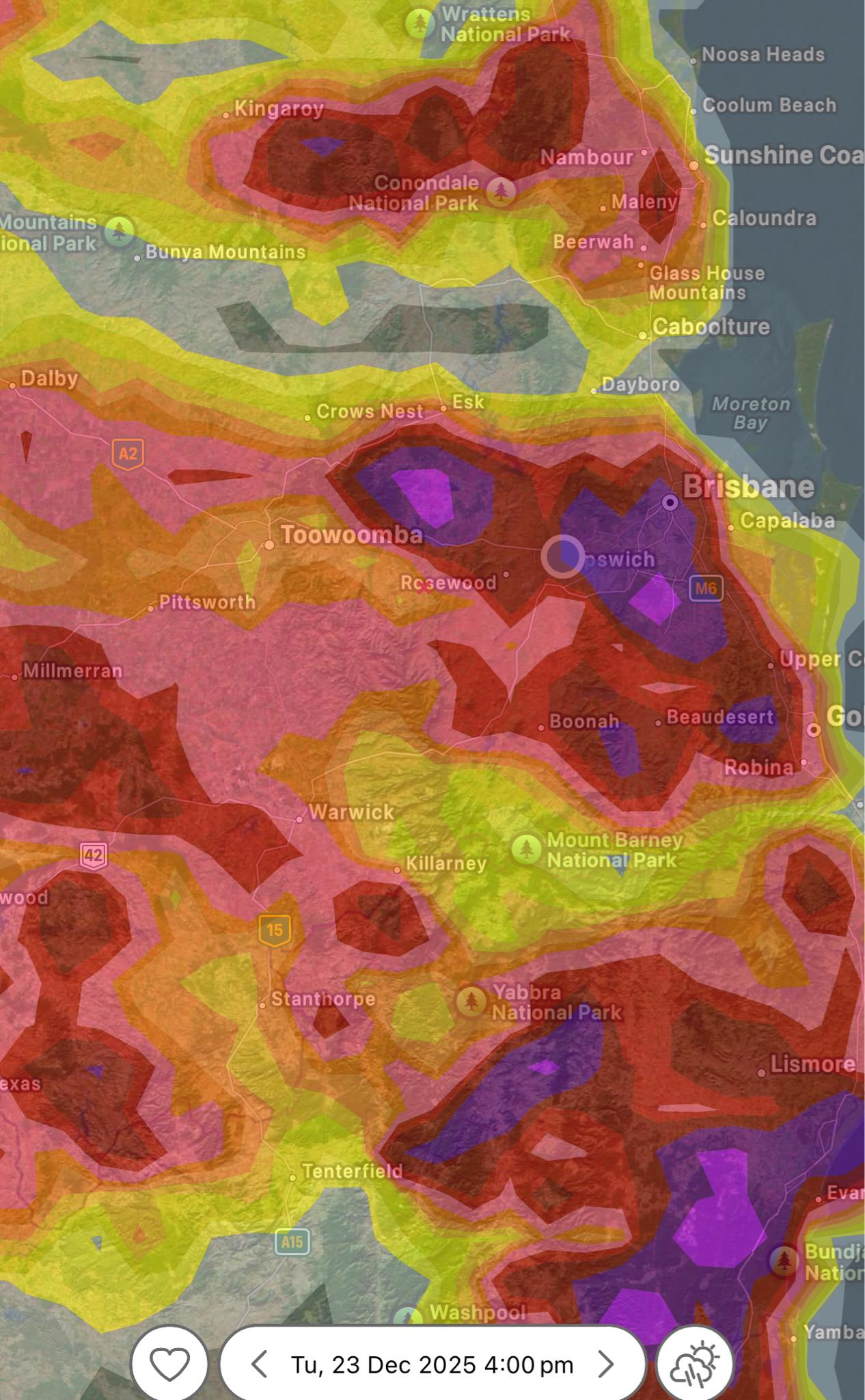SEQ Weather - Just a heads up for this week . Storms,... | Facebook