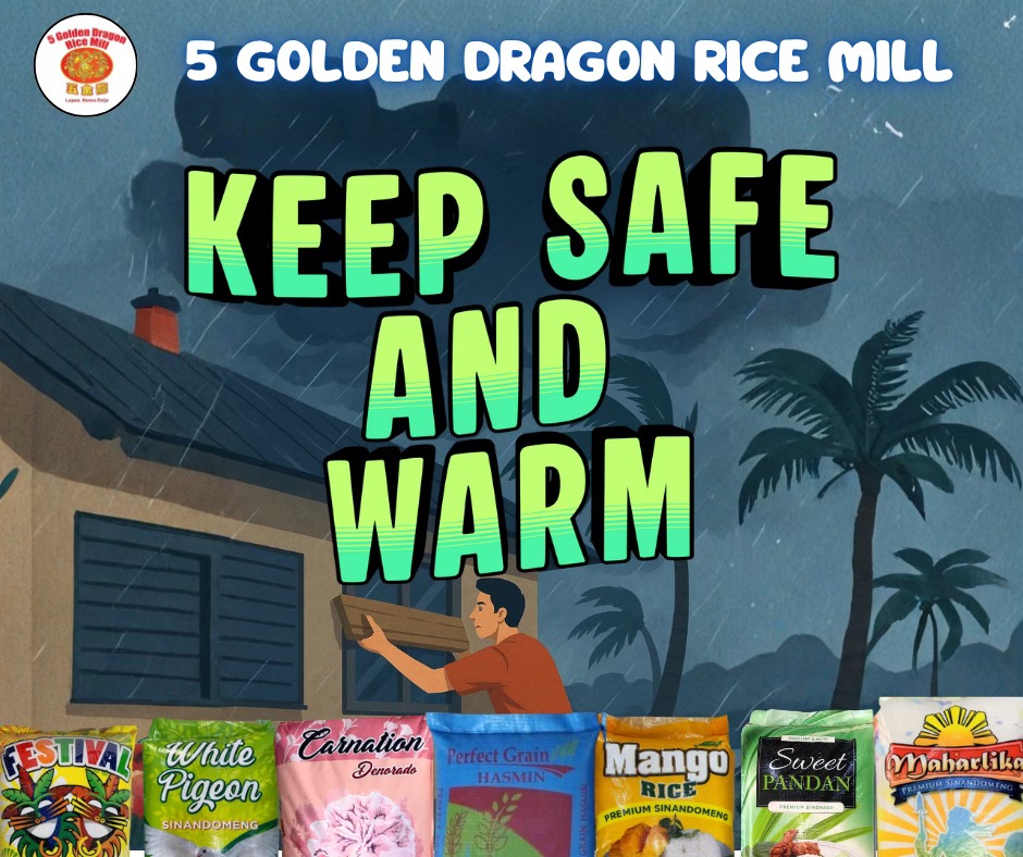 5 Golden - Sa panahon ng bagyo, ang pagiging handa ay pagiging ligtas ...