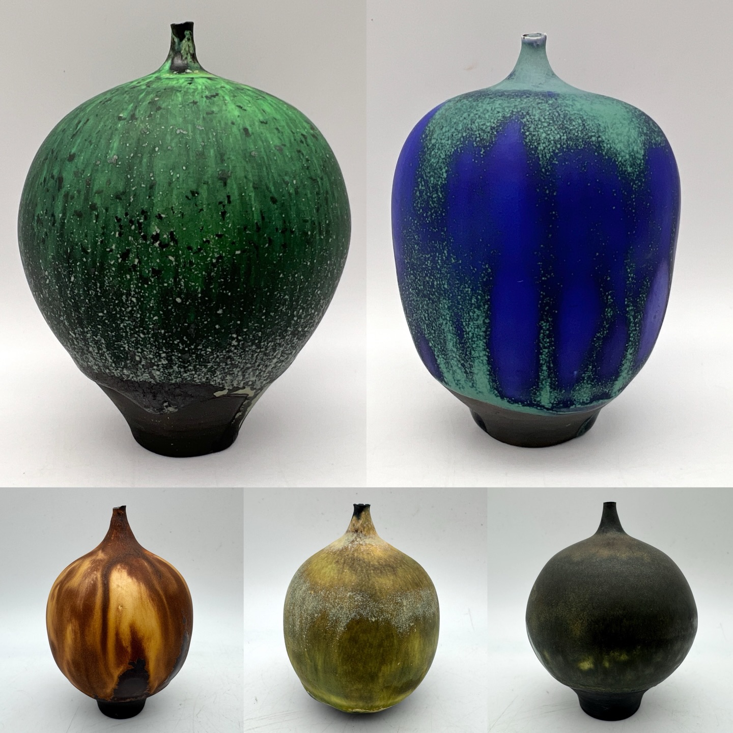 Rare MCM Rose Cabat Feelie Studio Vases Bidding is open on these 