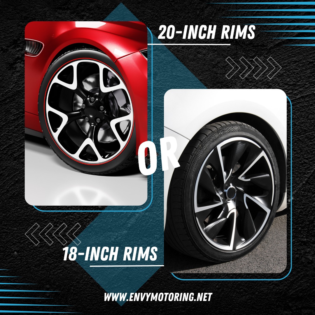 EnvyMotoring - 𝗖𝗛𝗢𝗢𝗦𝗜𝗡𝗚 𝗬𝗢𝗨𝗥 𝗙𝗜𝗧𝗠𝗘𝗡𝗧 — 𝟮𝟬𝘀 𝗢𝗥 𝟭𝟴𝘀? 🏁 20-inch rims bring ...