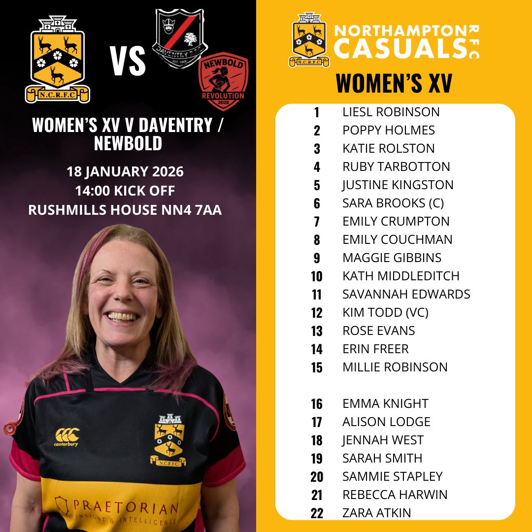 Northampton - 💛🖤 FOUR TEAMS. ONE CLUB. 🖤💛 We’re delighted to kick off ...