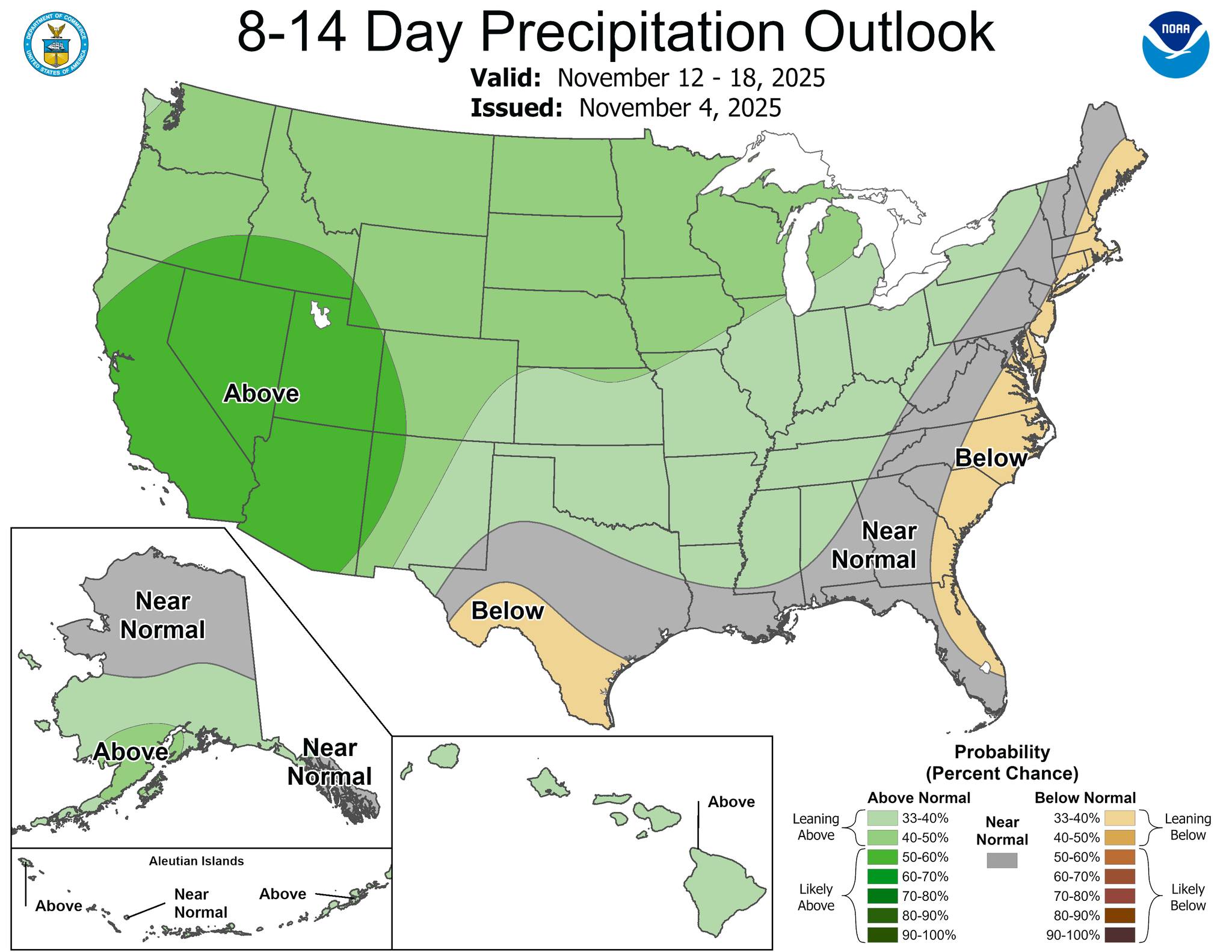Scott - NOAA's 8-14 day precipitation outlook for Nov. 12-18 | Facebook