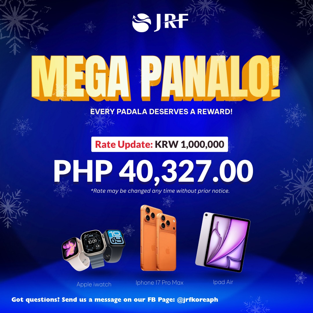 JRF - Perfect time para magpadala! 💸 Every padala you send from Dec to ...