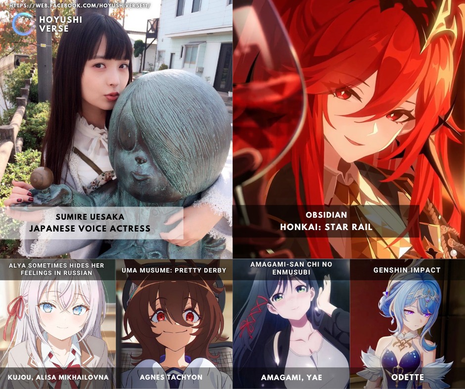 Is Sumire Uesaka voicing Obsidian in Honkai Star Rail?