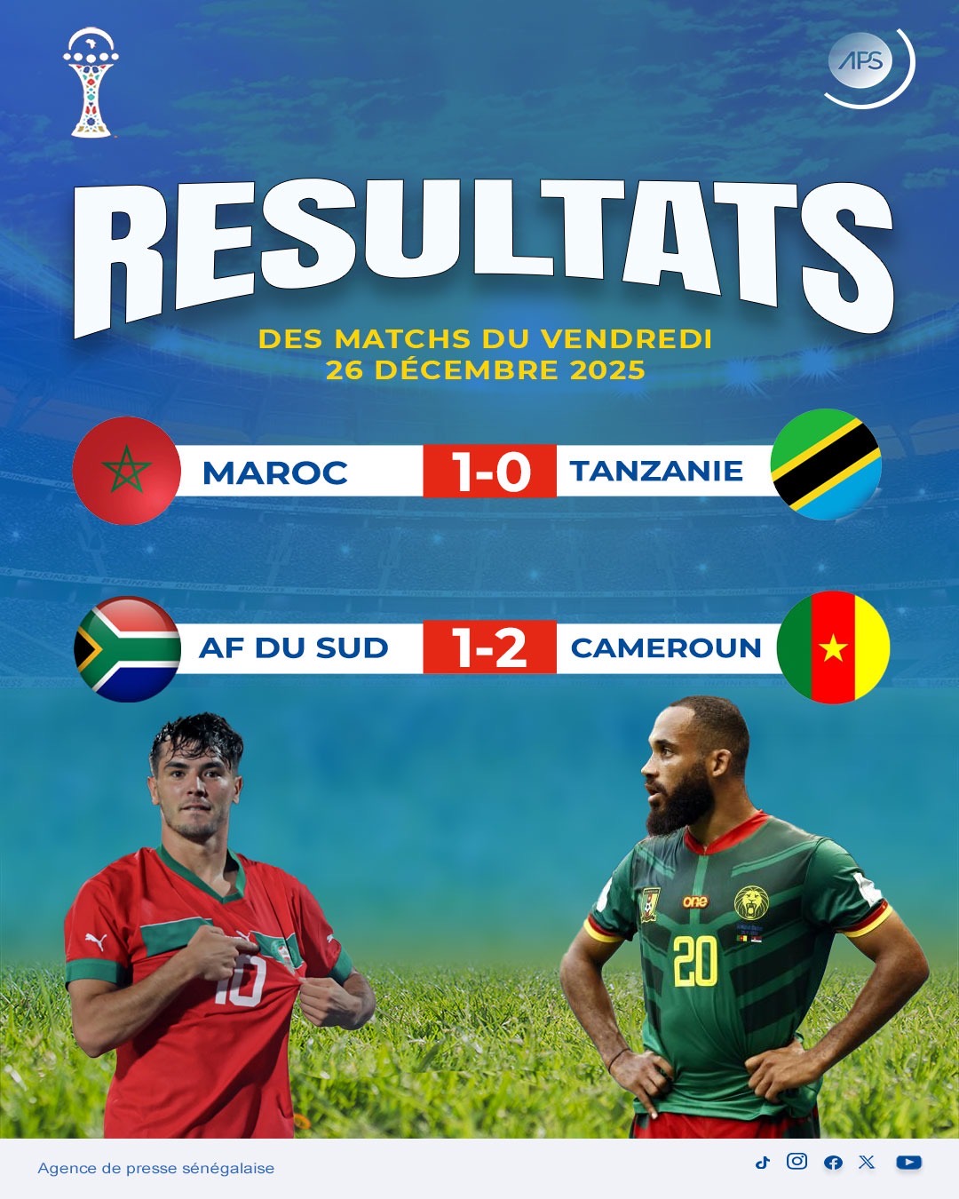 APS - 🟦 Le Maroc poursuit sa marche en avant.Les Lions de l’Atlas ont ...