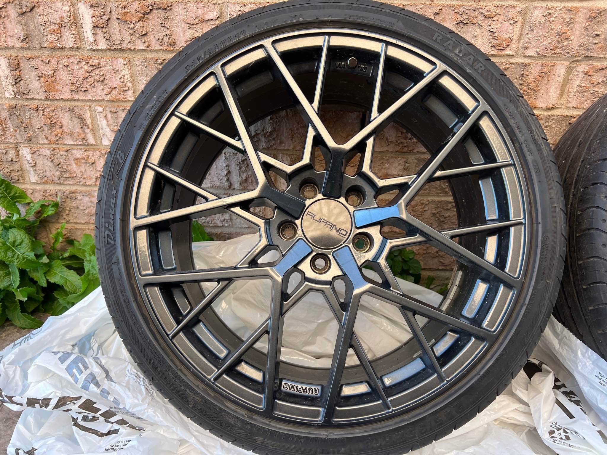 Ruffino rims with tires 245/35/R19 - Car Wheels, Tires & Parts ...
