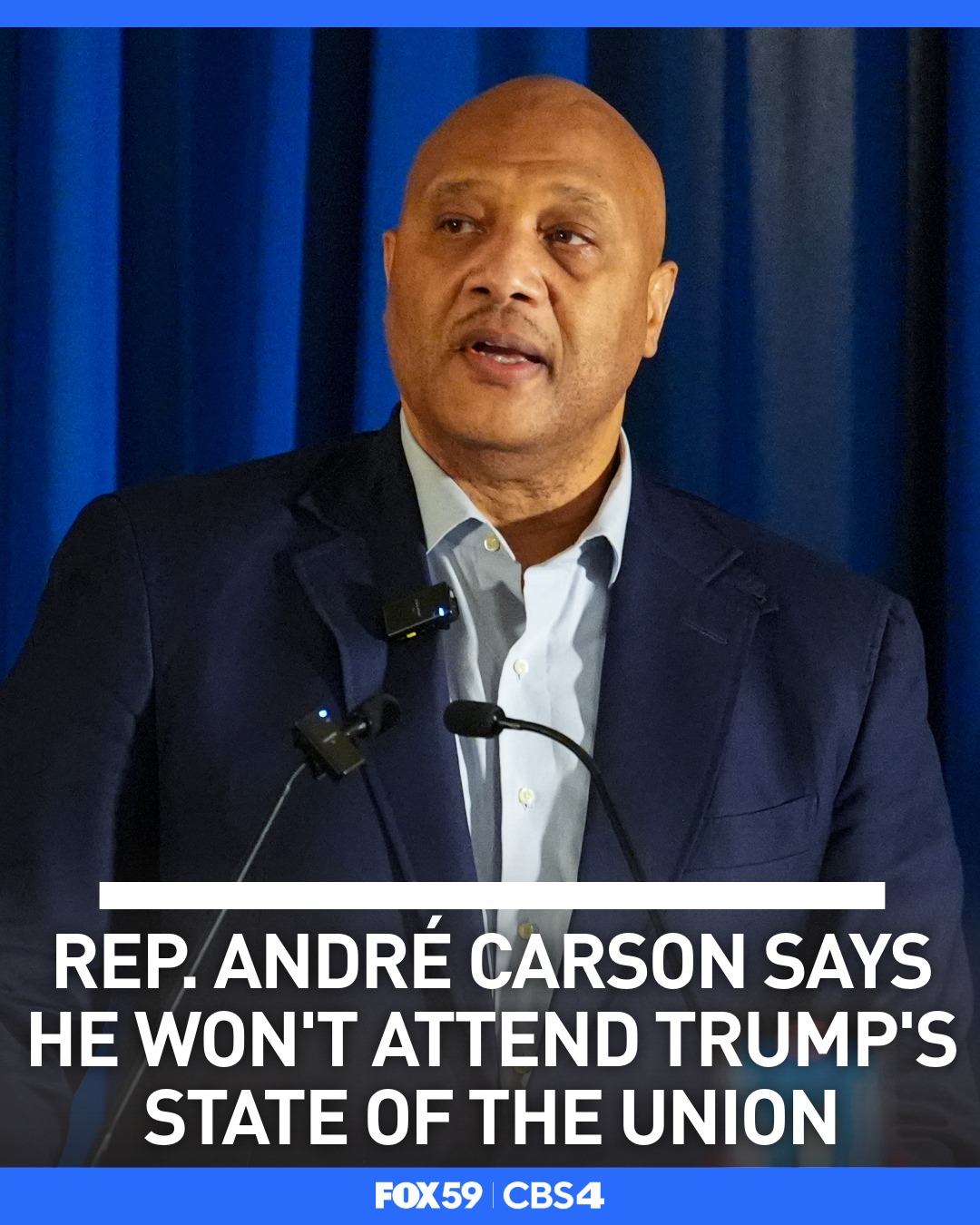 CBS4 - Here is why U.S. Rep. André Carson says he won't be in ...