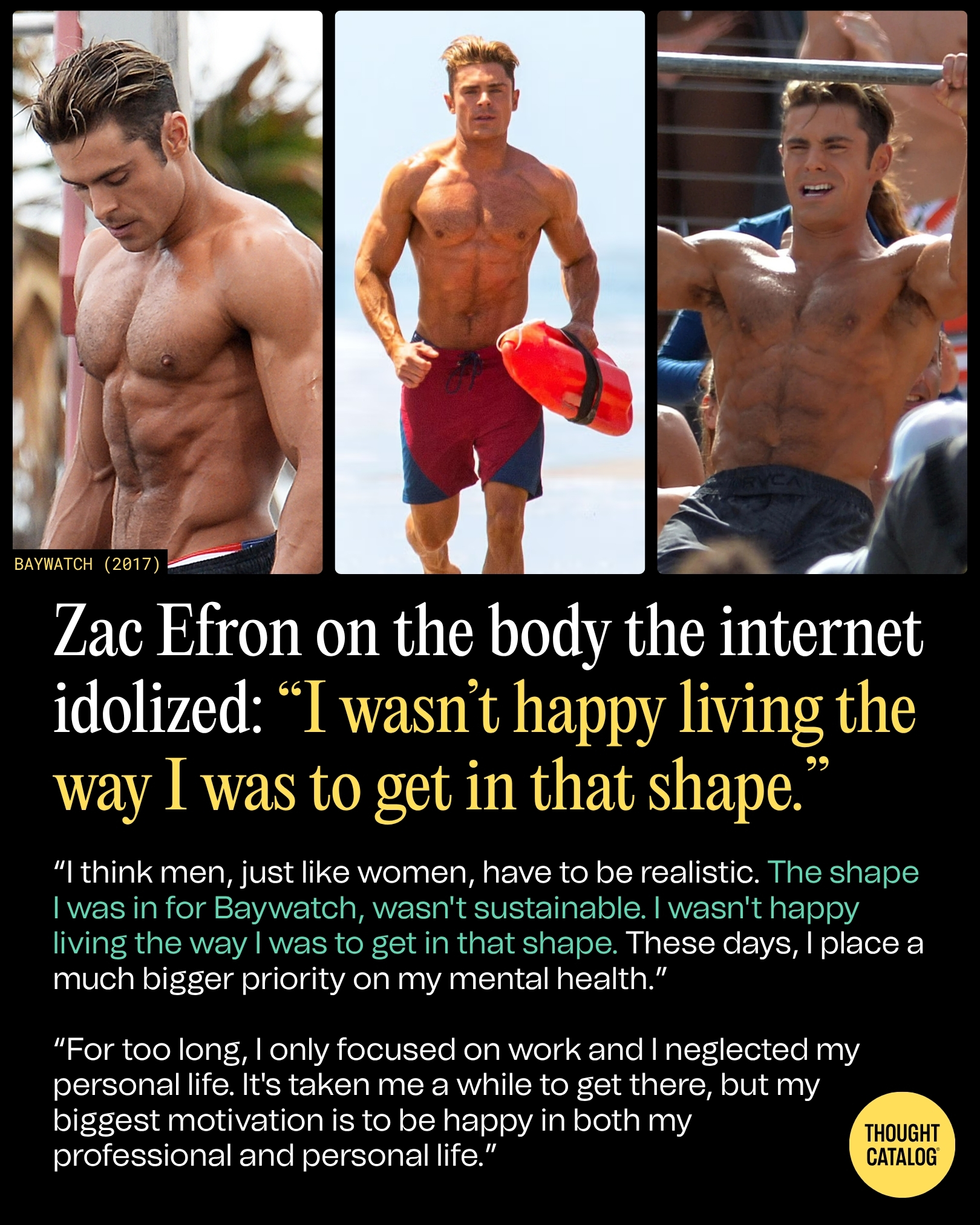glutathione bodybuilding reddit Zac Efron is 38 now, and he's been doing the math on what the chase actually cost him. The Baywatch body, the one people held up as a fitness goal, came out Bundle & save:Buy 4 Get 8 FREE BPC-157 (5mg, 10mg, 20mg) Immune System Boost