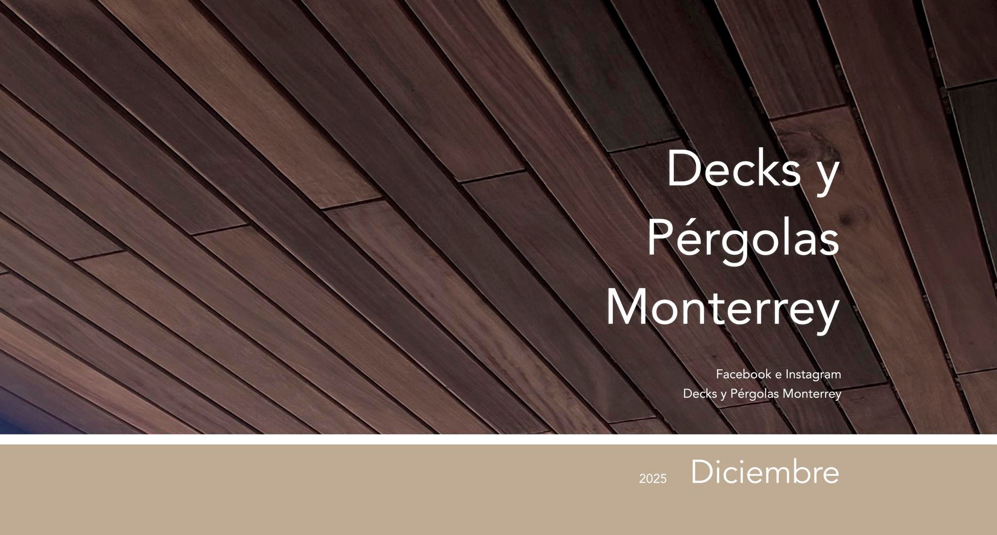 Decks y Pérgolas Monterrey | Monterrey