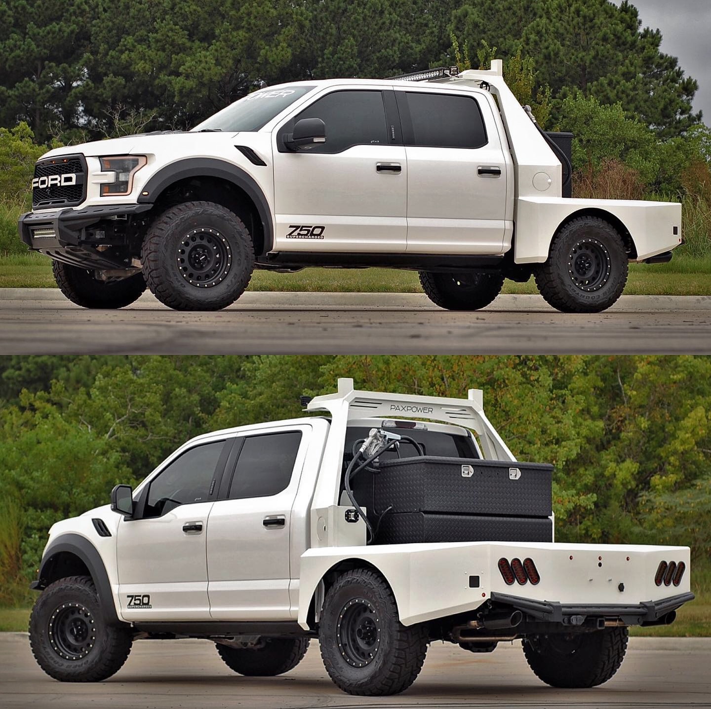 PaxPower - Supercharged V8 Raptor Conversion with a Flatbed Parts List ...