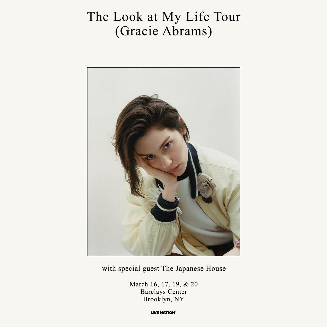 Gracie Abrams is coming to Brooklyn on March 16, 17, 19, & 20 for