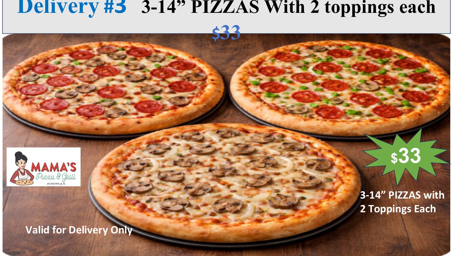 Mama's Pizza and Grill | Jacksonville FL
