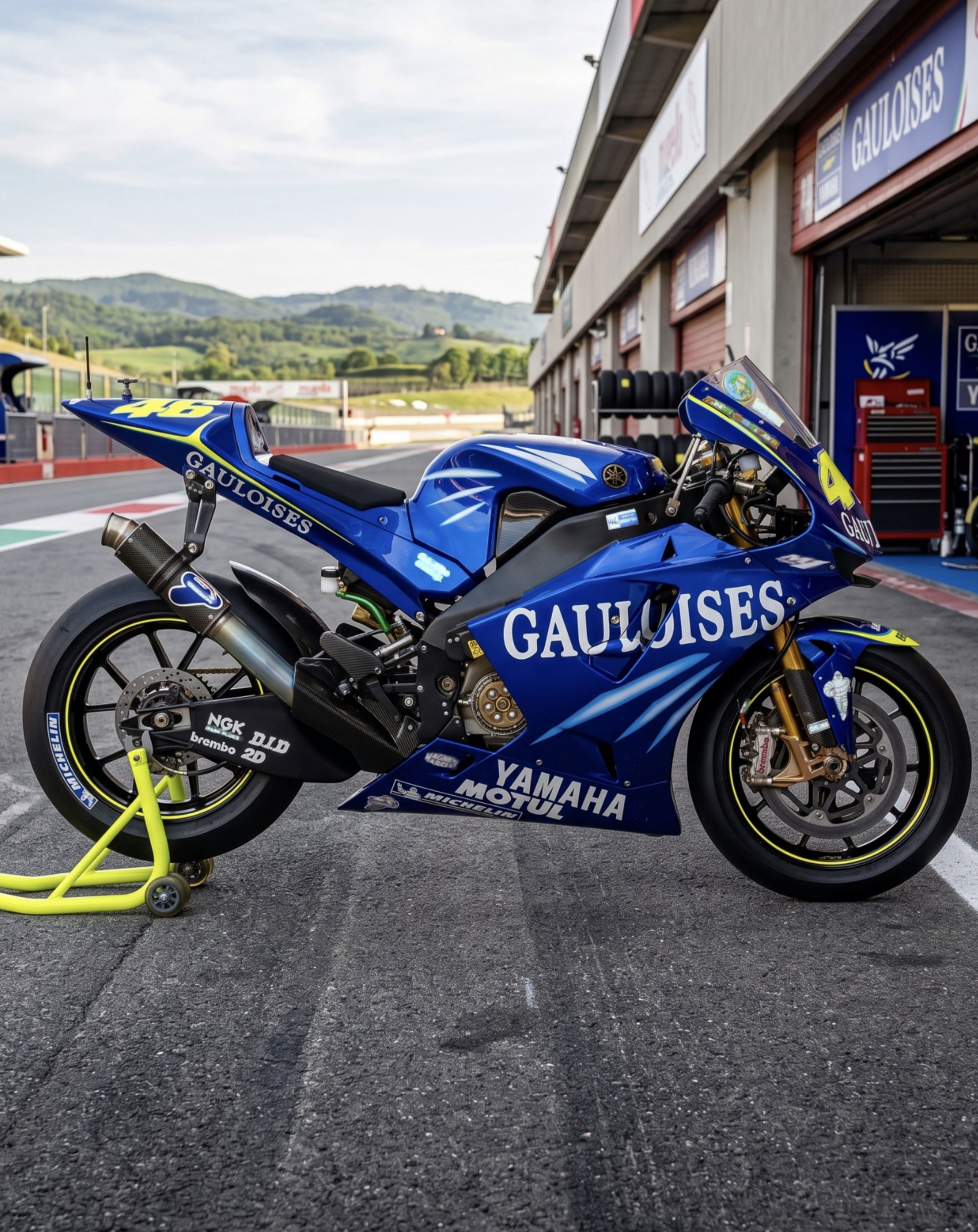 Max biaggi 2001 yamaha yzr500 two-stroke
