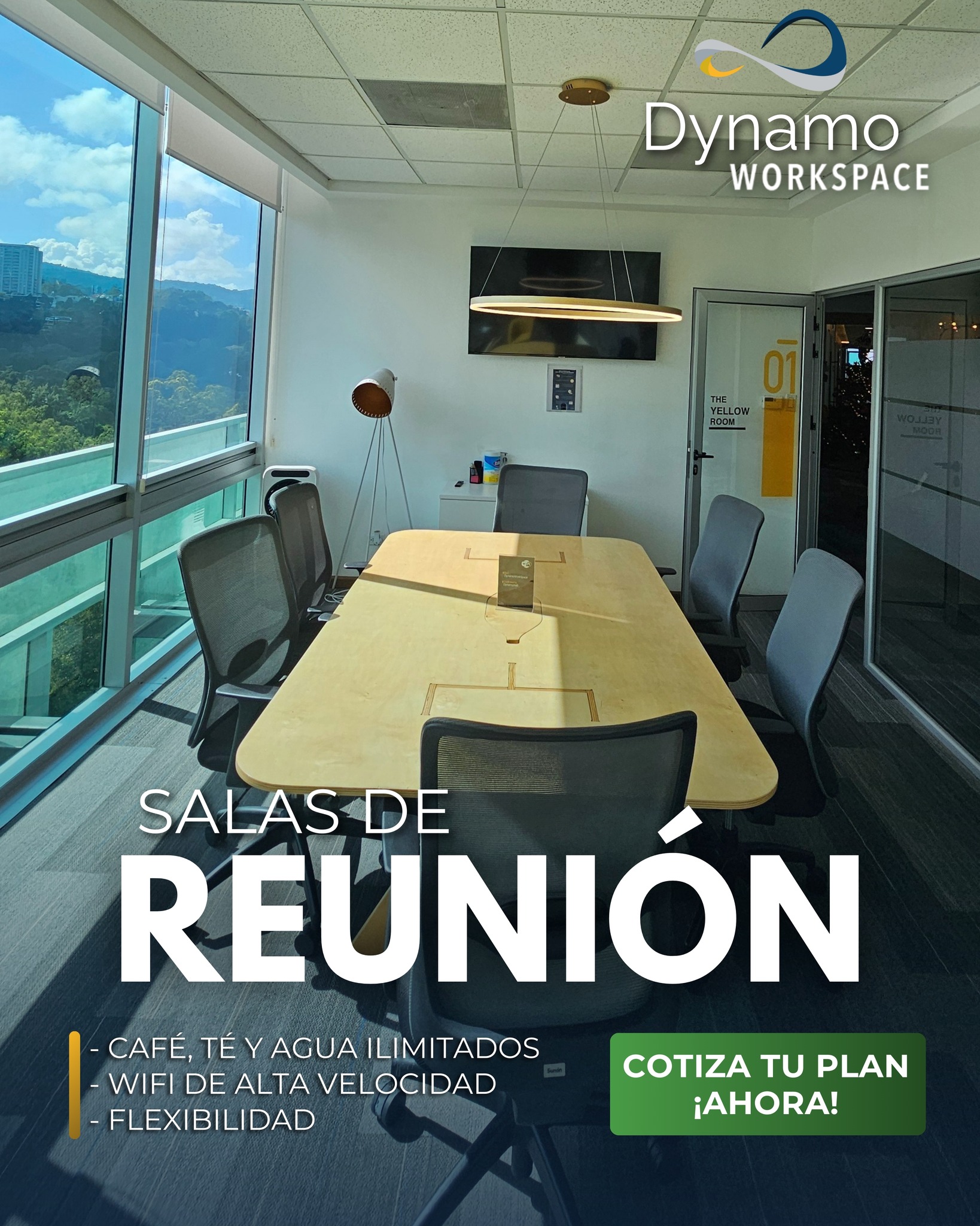 Dynamo - En las salas de reunión de Dynamo Workspace tienes el espacio ...