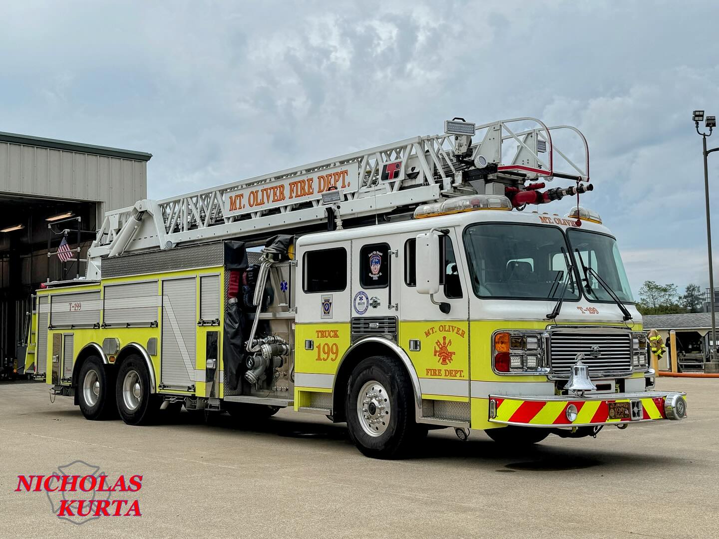 Mon - Mt. Oliver Truck 199 2002 American LaFrance Eagle @mtoliverfire # ...