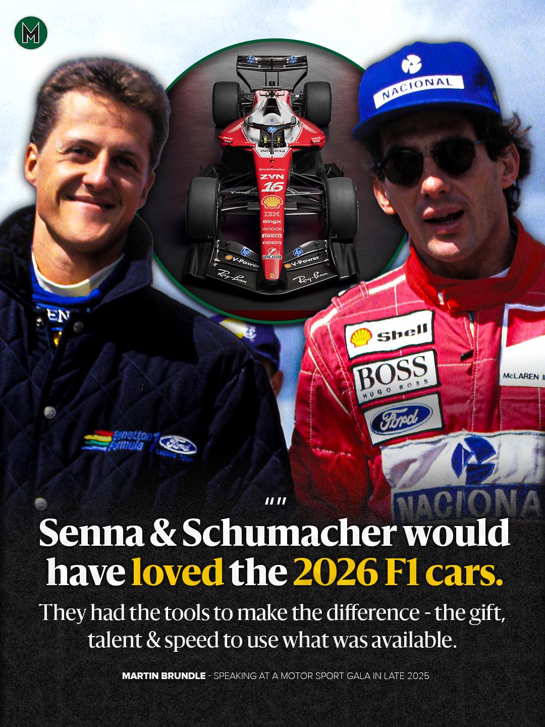 Motor - How would peak Ayrton Senna and Michael Schumacher faired in ...