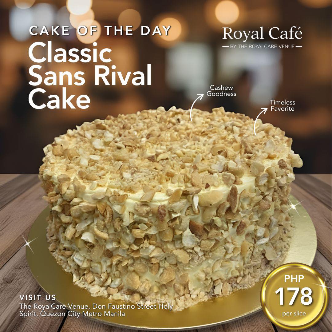 The Royal - Classic. Crunchy. Crave-worthy. Our Sans Rival Cake is back ...
