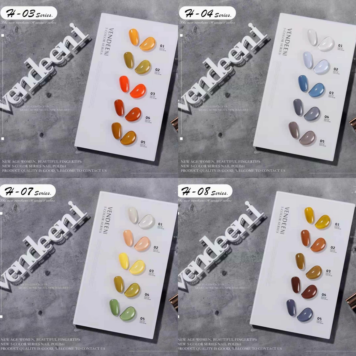 📢Clearance Sale - R99 Vendeeni UV/LED Gel Polish 15ml 5pcs with