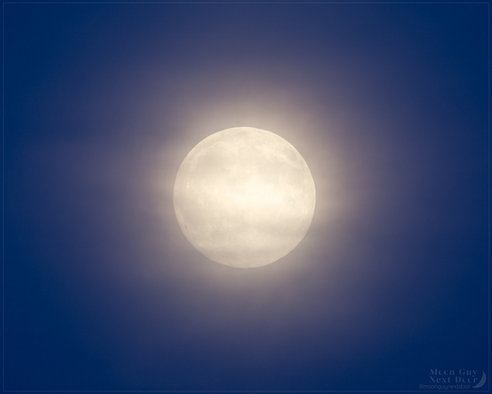 My 1st moon picture of 2026 and it is almost full! 1/1/26