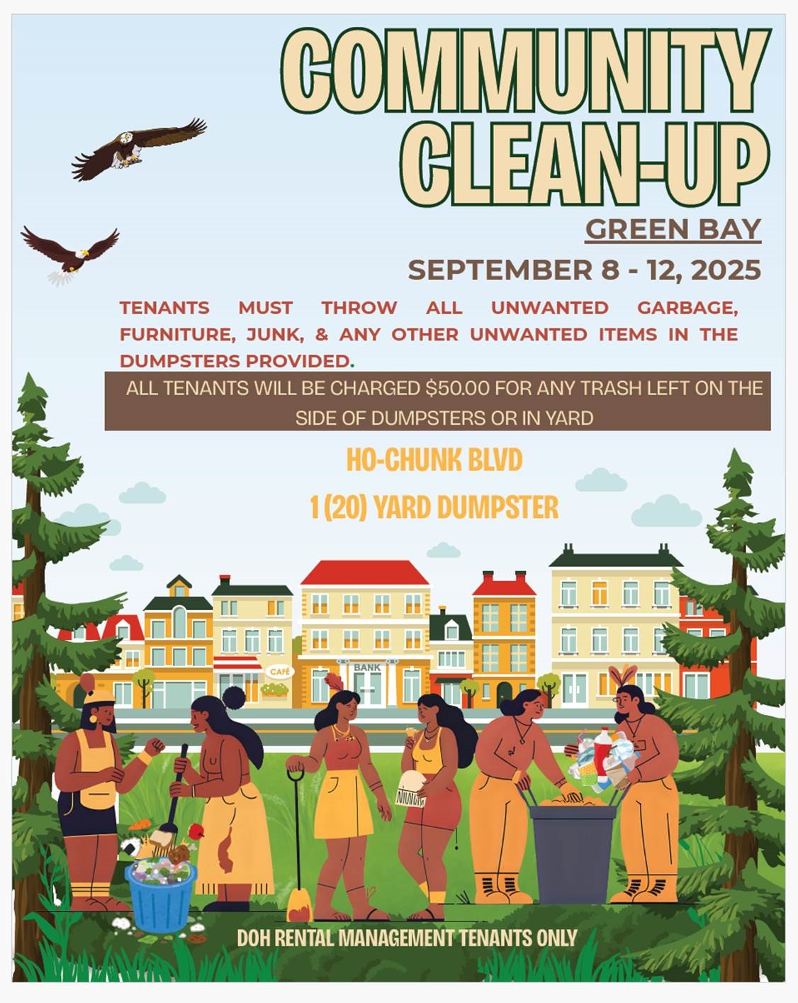 Hocak - This Community Clean-Up is for DOH Rental Management Tenants ...