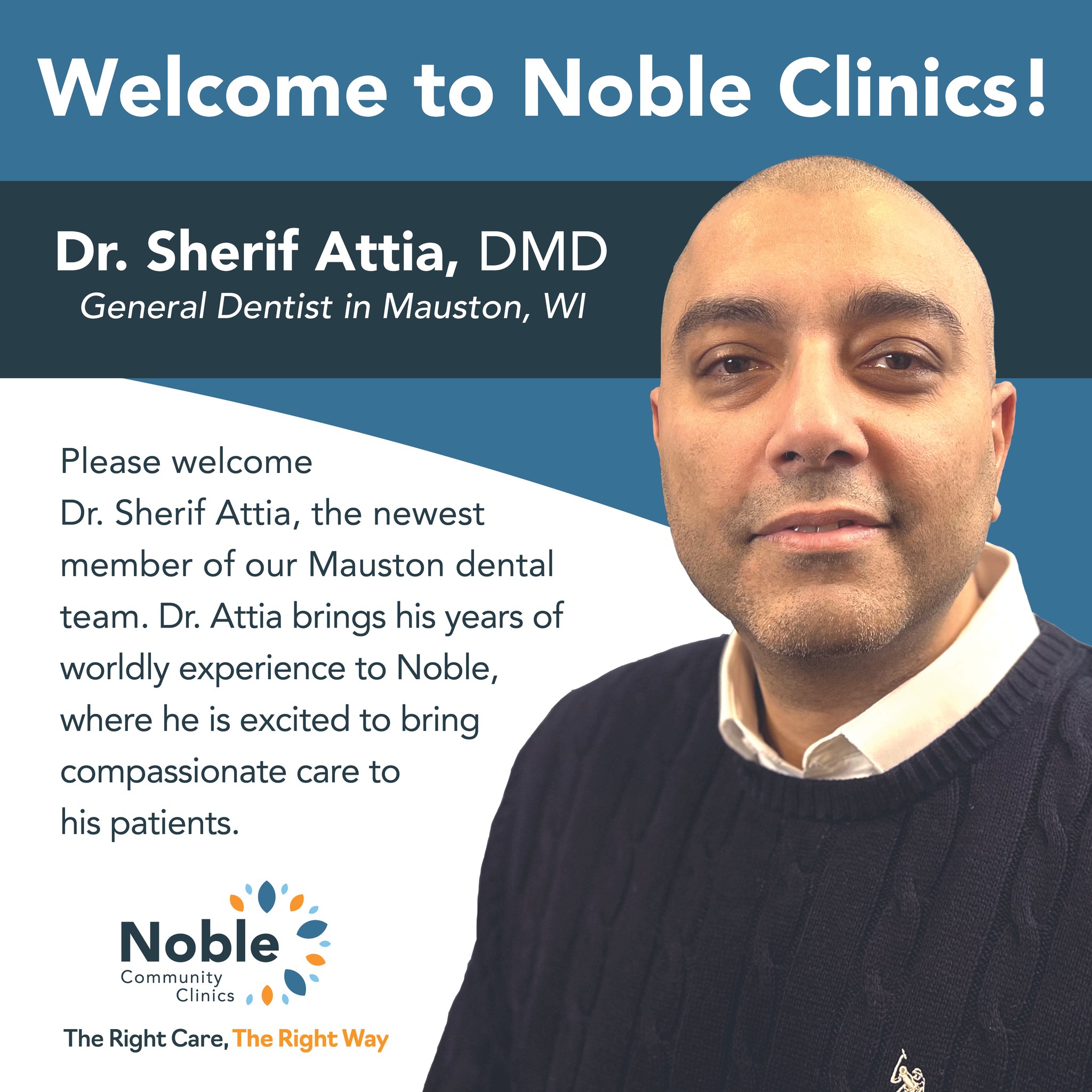 Noble Clinics - Welcome to the team, Dr. Attia! 🎉🦷 We’re... | Facebook