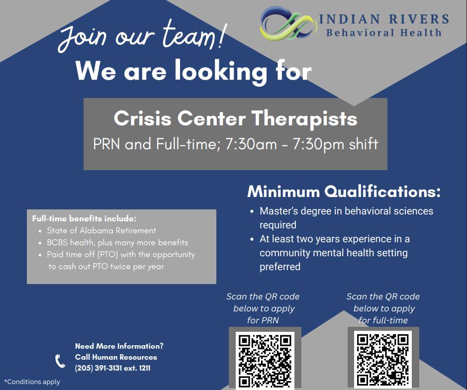 Indian Rivers Behavioral Health | Tuscaloosa AL