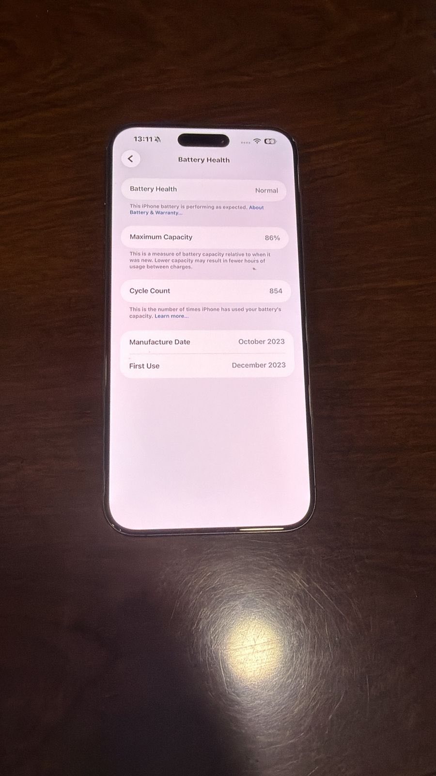 Iphone 15 Pro Max, 1TB, 86%, 220000 դր